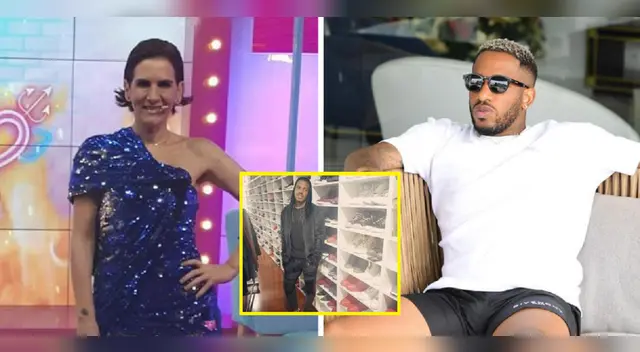 Gigi Mitre da consejo a Jefferson Farfán.