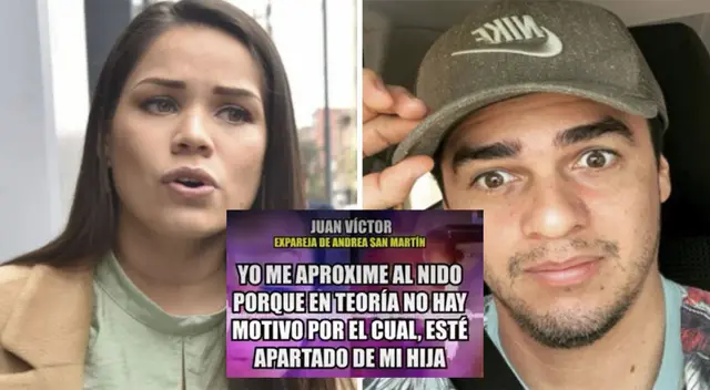 Juan Víctor no pasó el Día del Padre con su menor hija.