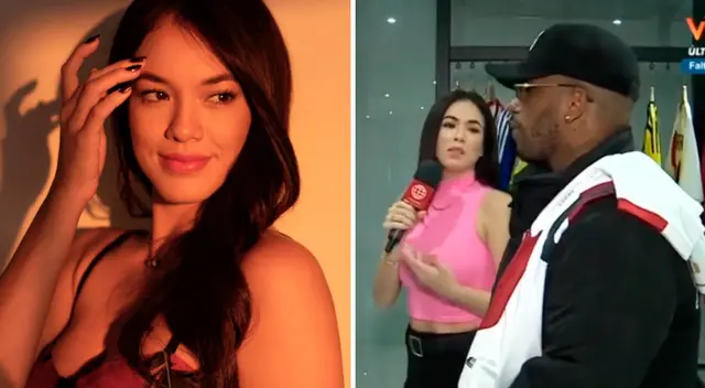 Jazmín Pinedo muestra detalles de su entrevista con Jefferson Fafán. Jazmín Pinedo muestra detalles de su entrevista con Jefferson Fafán.