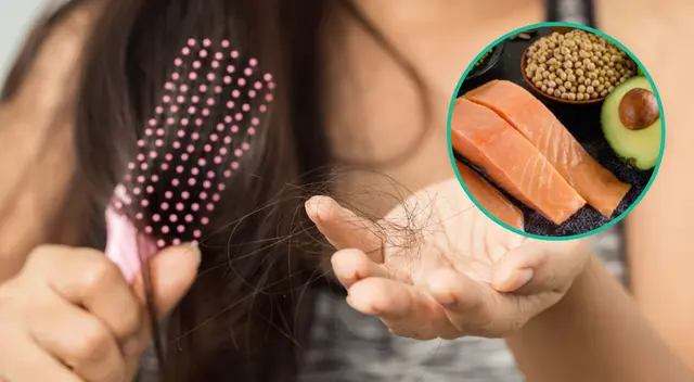 El salmón tiene proteínas, vitamina D y ácidos grasos como el Omega-3 que ayuda al crecimiento del cabello. El salmón tiene proteínas, vitamina D y ácidos grasos como el Omega-3 que ayuda al crecimiento del cabello.