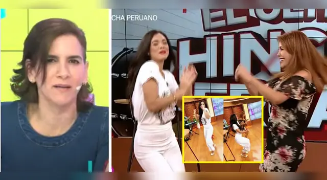 Gigi Mitre sorprendida con video del recuerdo de Magaly y Jazmín. Gigi Mitre sorprendida con video del recuerdo de Magaly y Jazmín.