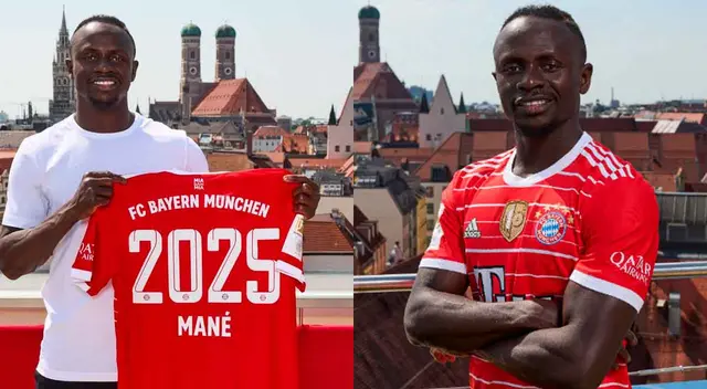 Bayern Múnich presentó a Sadio Mané como su flamante fichaje.