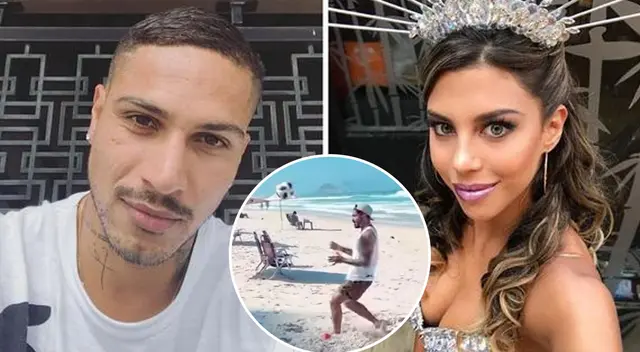 ¿Alondra García y Paolo Guerrero ampayados en playa?