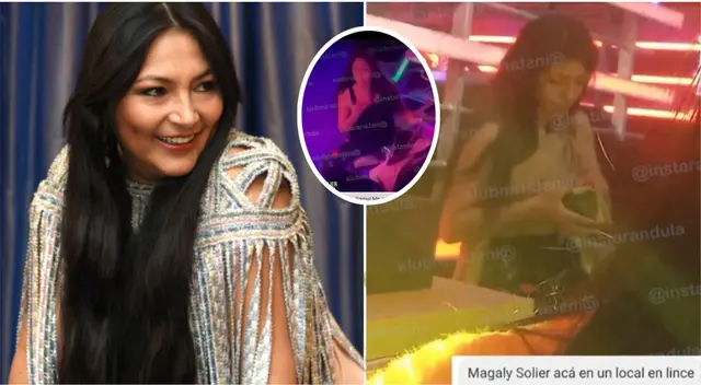Magaly Solier fue captada en una discoteca de Lince, dejando atrás las denuncias en su contra.