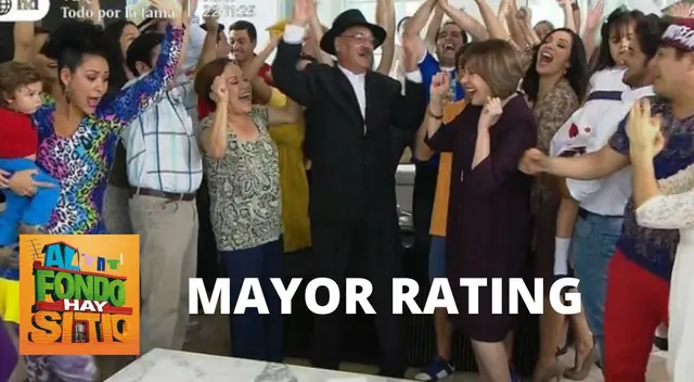 Al fondo hay sitio: mira el capítulo que superó los 50 puntos de rating