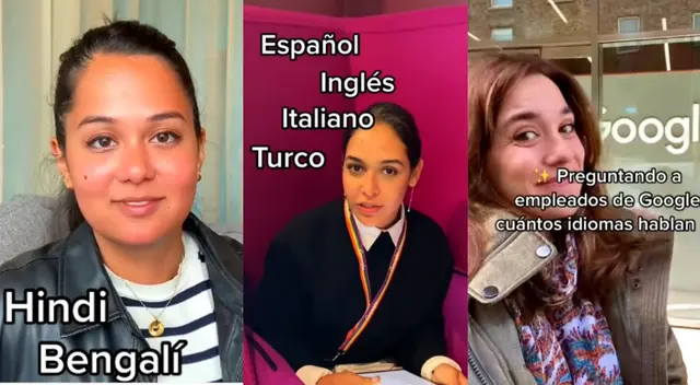 Todas los empleados al menos en este video dominan al menos más de dos idiomas.