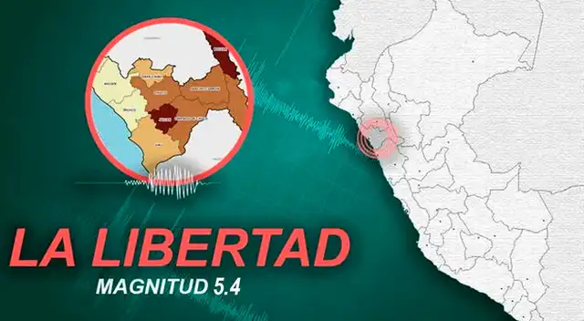 El sismo ocurrió a las 11:50 de la noche al sur oeste de Salaverry, en Trujillo.