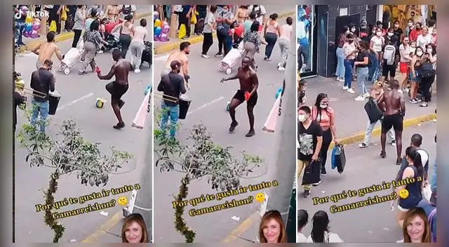 La escena se ha vuelto viral en las redes sociales.