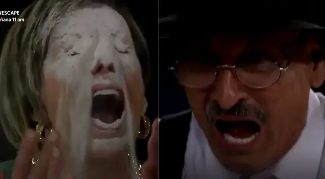 Al fondo hay sitio: Cenizas de Doña Nelly terminan en rostro de Francesca Maldini Al fondo hay sitio: Cenizas de Doña Nelly terminan en rostro de Francesca Maldini