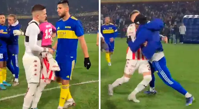 Carlos Zambrano y Luis Advíncula protagonizaron una batalla campal en La Bombonera.