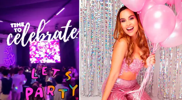 Ethel Pozo feliz con fiesta de su hija por sus 15 años.