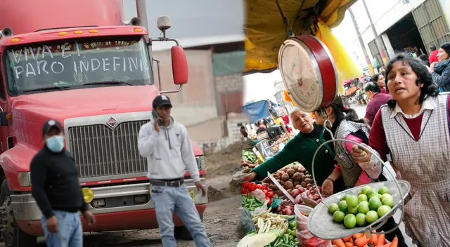 Peruanos preocupados por desabastecimiento de alimentos durante el paro de transportistas indefinidos. Peruanos preocupados por desabastecimiento de alimentos durante el paro de transportistas indefinidos.