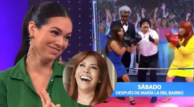 JB en ATV: parodian pelea de Magaly Medina y Jazmín Pinedo