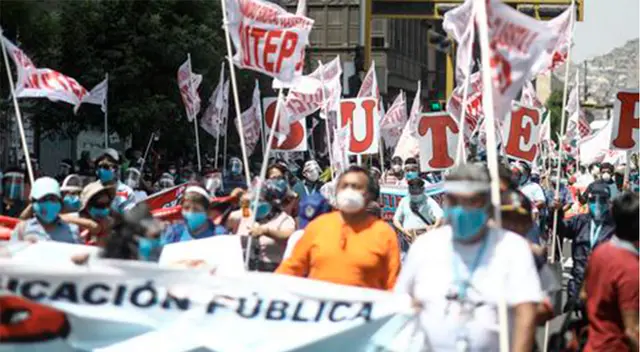 Sutep anuncia marcha nacional para este martes 28 de junio Sutep anuncia marcha nacional para este martes 28 de junio