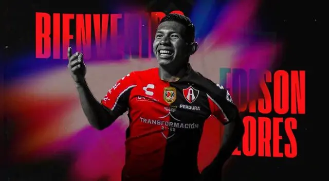 El volante Edison Flores espera tener un año redondo con Atlas.