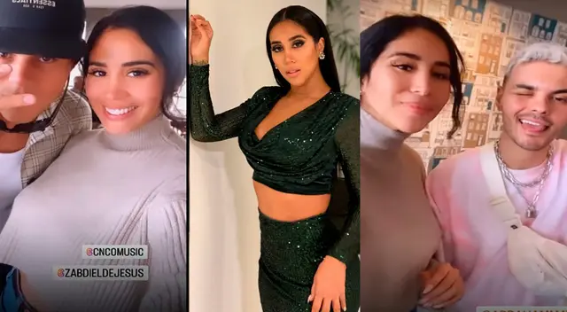 Melissa Paredes luce orgullosa al lado de grandes artistas. Melissa Paredes luce orgullosa al lado de grandes artistas.