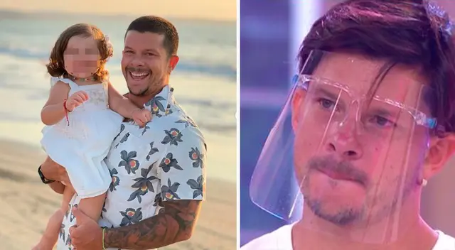 Mario Hart apenado por salud de su hija. Mario Hart apenado por salud de su hija.