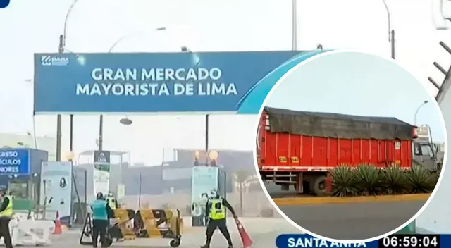 El ingreso de camiones en el Mercado Mayorista se viene llevando con normalidad.