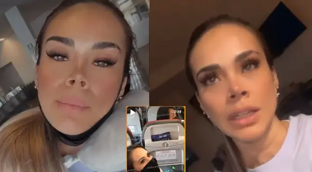 Jossmery Toledo se quiebra y lanza advertencia tras ser bajada de avión