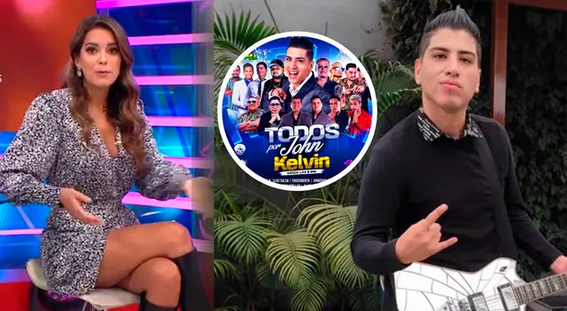 Valeria Piazza está de acuerdo que el concierto a favor de John Kelvin, sea para los 6 hijos. Valeria Piazza está de acuerdo que el concierto a favor de John Kelvin, sea para los 6 hijos.