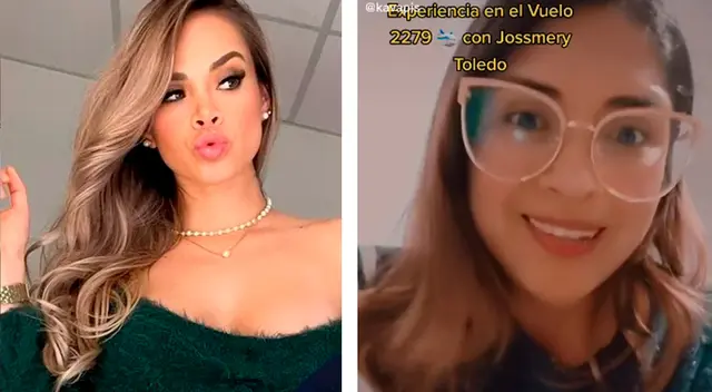 Jossmery Toledo es desmentida por pasajera que iba en su mismo vuelo: