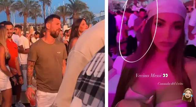 Paula Manzanal se grabó junto a Lionel Messi.