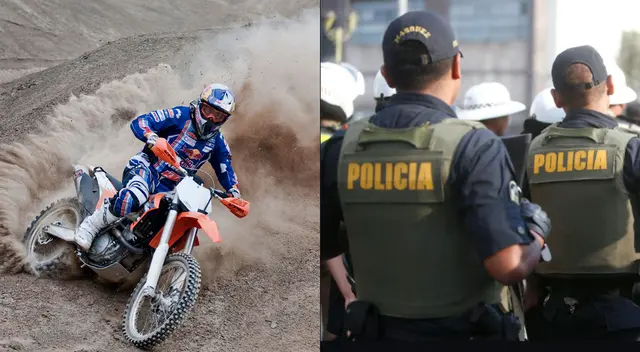 Joven causa accidente en competencia de motocross Joven causa accidente en competencia de motocross