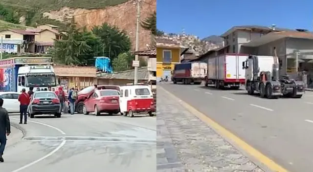 Paro de transportistas en Cajamarca: bloquean km 170 y tramo de carretera Ciudad de Dios [VIDEO]