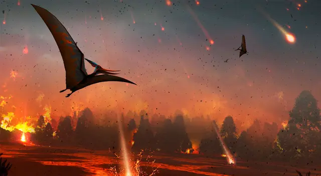 Los dinosaurios se extinguieron por erupción volcánica mortal.