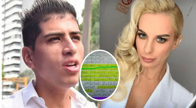 John Kelvin envió carta a Dalia Durán. John Kelvin envió carta a Dalia Durán.