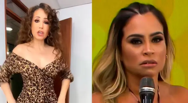 Ethel Pozo parcha a Janet Barboza. Ethel Pozo parcha a Janet Barboza.