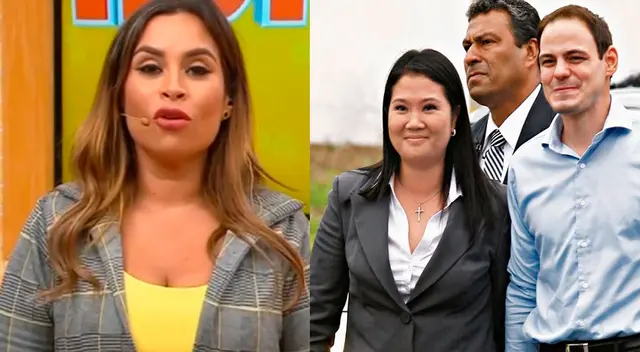 Ethel Pozo jura que no lloró por Keiko Fujimori. Ethel Pozo jura que no lloró por Keiko Fujimori.