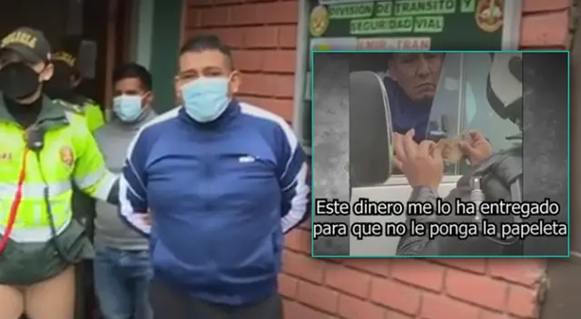 Conductor intenta coimear a policía de tránsito en la Vía Evitamiento.