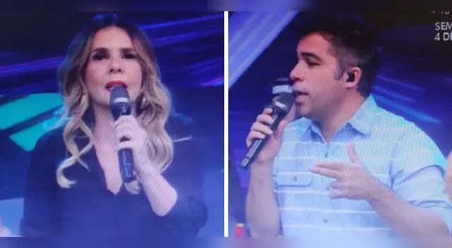 Johanna y Renzo en tenso momento en EEG.