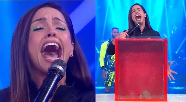 Paloma Fiuza gritó desesperada en juego '¿Qué toco?'