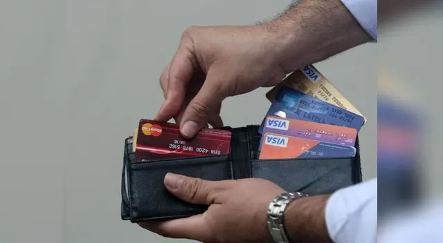 Tarjetas de crédito. Foto: Andina