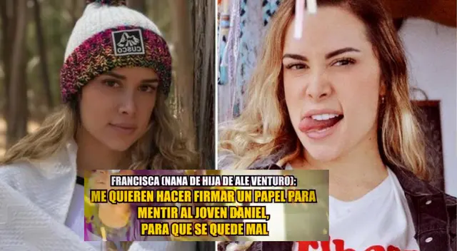 Ale Venturo estaría tratando de chantajear a la nana de su hija.