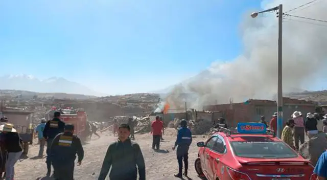 Arequipa: cerdos mueren calcinados en incendio de gran magnitud en Chiguata Arequipa: cerdos mueren calcinados en incendio de gran magnitud en Chiguata