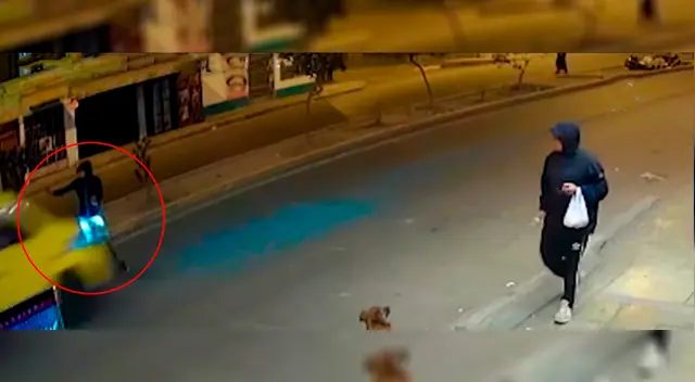 VMT: colectivo informal atropella a joven y se da a la fuga [VIDEO]