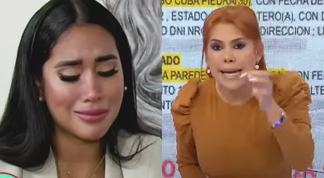 Magaly Medina revela que audio fue filtrado por un entorno de Melissa Paredes.
