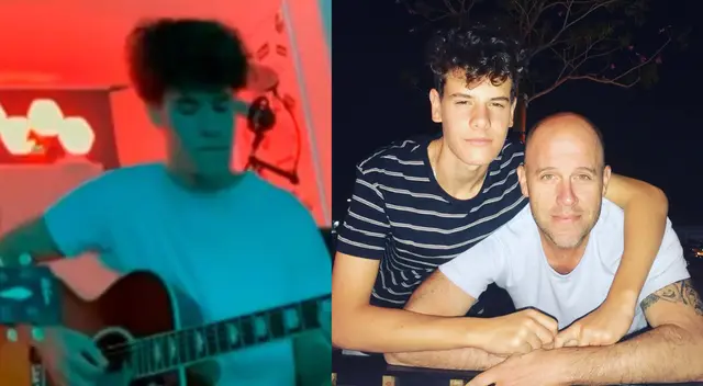 Gianmarco super orgulloso de su hijo. Gianmarco super orgulloso de su hijo.