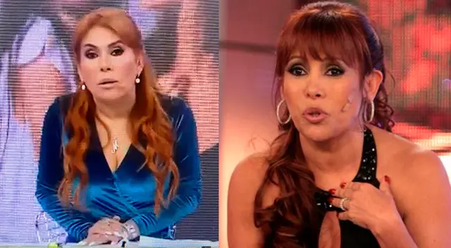 La conductora Magaly Medina salió con la pierna en alto y se defiende señalando que tiene una carrera transparente.