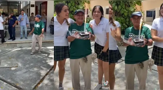 ¡Tan lindo! La escena conmovió a miles de usuarios en la popular plataforma de vídeos.