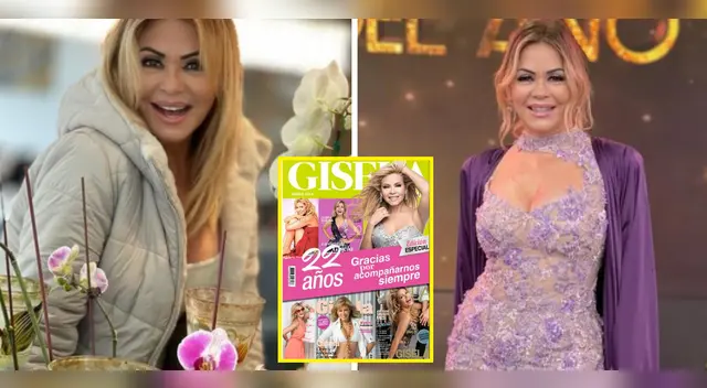 Gisela Valcárcel y su revista Gisela.