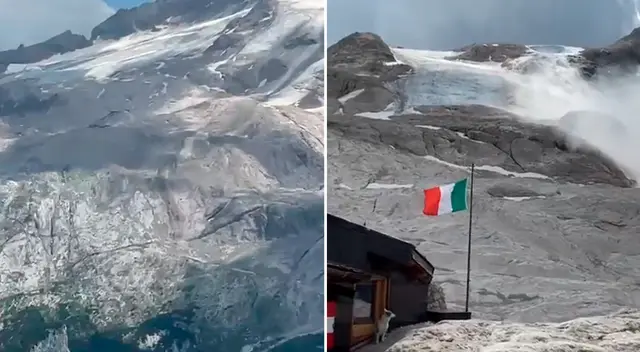Marmolada, con una altura de unos 3 300 metros, es el pico más alto de los Dolomitas orientales. Marmolada, con una altura de unos 3 300 metros, es el pico más alto de los Dolomitas orientales.