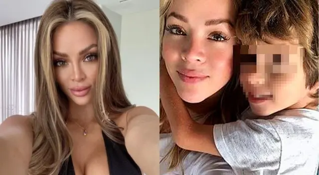 Sheyla Rojas está con su hijo Antoñito en España