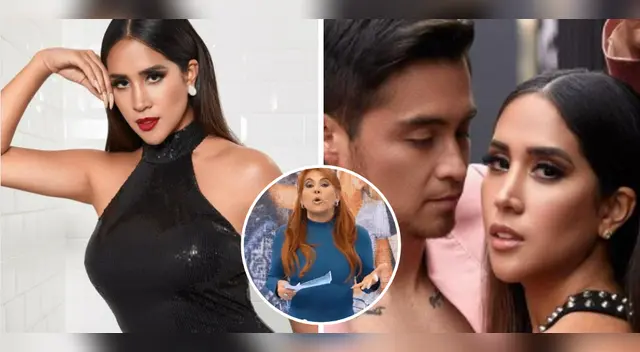 Melissa Paredes habla con Rodrigo González. Melissa Paredes habla con Rodrigo González.