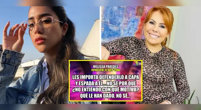 Melissa Paredes arremete contra Magaly Medina.