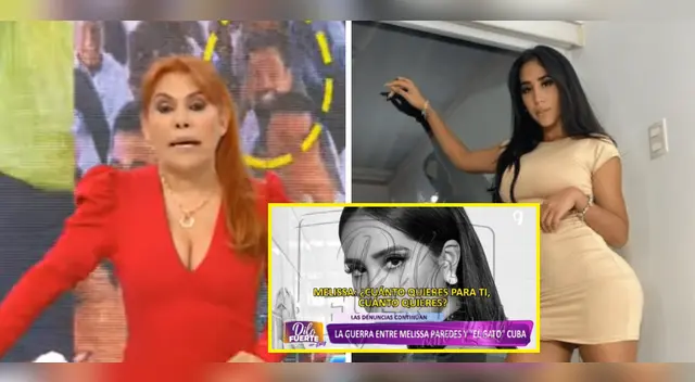 Magaly Medina opina sobre audio de Melissa Paredes. Magaly Medina opina sobre audio de Melissa Paredes.