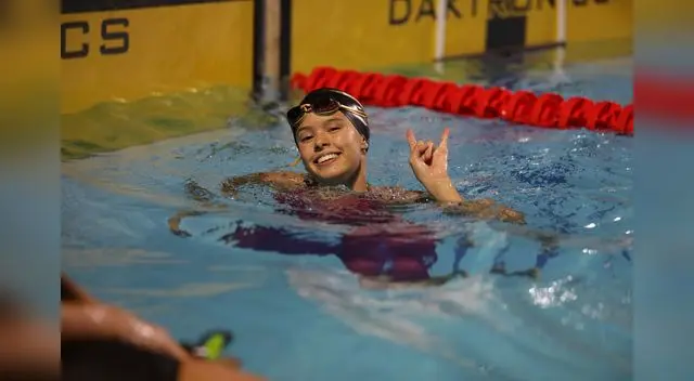 nadadora Alexia Sotomayor en 200 metros espalda ganó medalla de plata